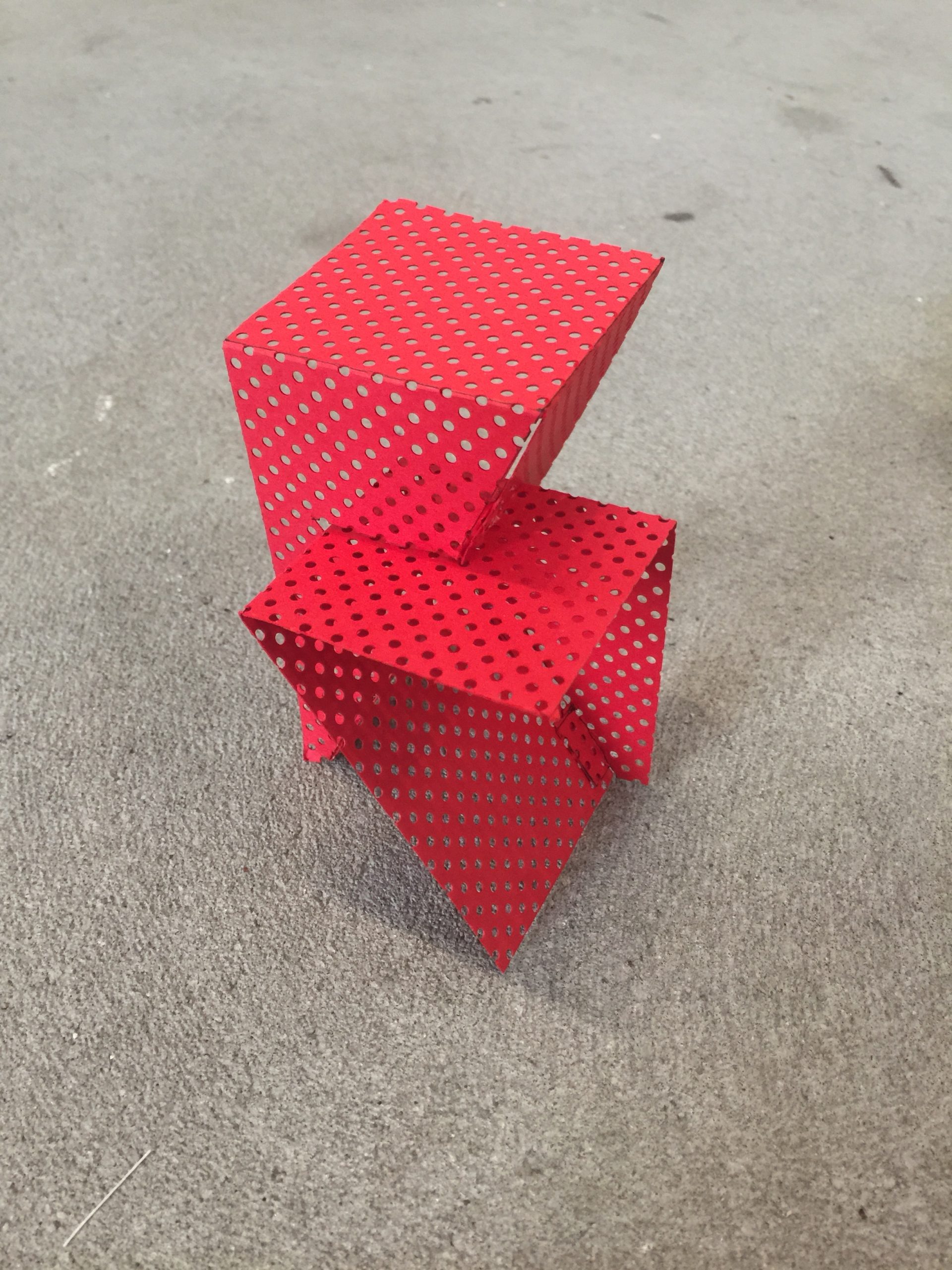 side table conzept red